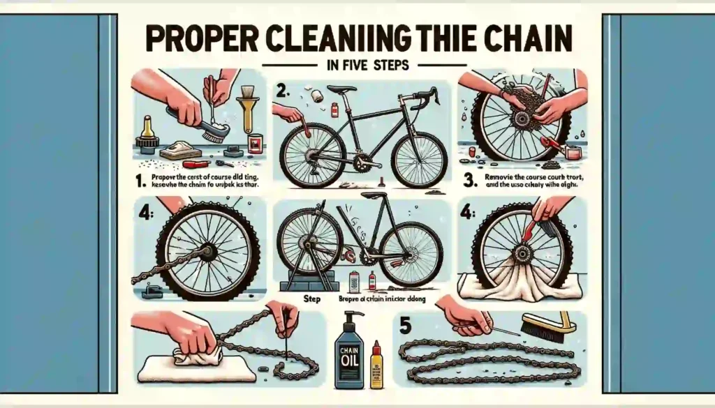 Proper Cleaning of the Chain in Five Steps